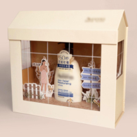 Boîte cadeau rigide en papier couché en forme de livre, best-seller pour ensemble de lotions, avec fermeture magnétique, design multicouche, élégante