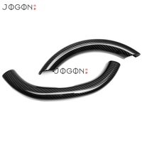 Couvre-volant supérieur et inférieur pour Tesla Model 3 HighLand Mayor 2024 2025 2026, accessoires intérieurs en fibre de carbone véritable, 2 pièces