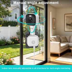 Caméra de surveillance intelligente 2K HD à vision nocturne, adhésive, pour aquarium, la plus vendue à l'international, avec audio bidirectionnel et carte TF - Product Image 4