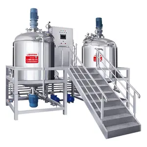 stainless steel emulsifying machine with agitator mixer homogenizer emulsifier cosmetic powder pressing industrial machinery