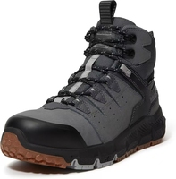 Chaussures de sécurité pour hommes, légères, respirantes, avec empeigne en PU, embout en alliage, semelle intermédiaire en caoutchouc imperméable, semelle extérieure en caoutchouc, bottes de travail industrielles