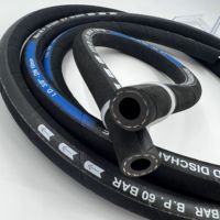 Tuyau de transfert de carburant renforcé de fil d'acier pour les systèmes de lubrification et d'huiles minérales
