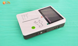 Électrocardiographe vétérinaire numérique 12 pistes, appareil <span class=keywords><strong>ECG</strong></span>/EKG 6 canaux pour examen cardiaque animal - Product Image 4