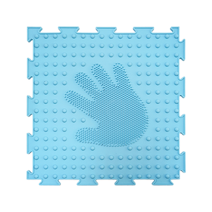Sensory Training Durable Eco-Friendly Silicone <b>Mat</b> Kids High-Resilience Palm Texture Tactile Stimulation Home Early Education - Product Image 2