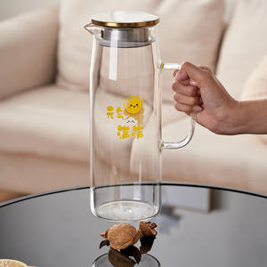 ชุดเหยือกน้ำแก้วลายการ์ตูนพร้อมแก้วมีหูจับ สำหรับใช้ในบ้าน งานปาร์ตี้ คุณภาพสูง เหมาะสำหรับห้องนั่งเล่น - Product Image 3