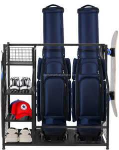 Golf club Shelves Golf Bag Organizer, Golf Bag Storage Stand Rack for Bag