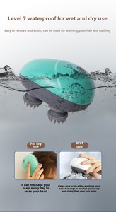 Rechargeable Smart Electric Head Massager Portable Multifunctional Scalp Relaxation &amp; Hair <strong>Care</strong> <strong>Device</strong> - Product Image 2