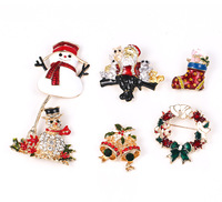 XILIANGFEIZI Nouvelle Broche en Alliage Arbre de Noël, Accessoire pour Manteau et Pull, Épingle de Corsage pour Fêtes, Mariages, Fiançailles
