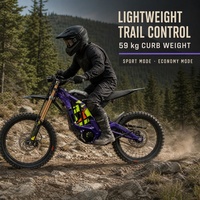 Moto électrique tout-terrain 10000W Purple Light Bee X 2026