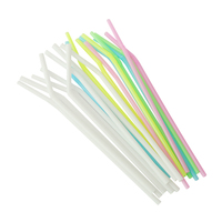 6 8 10 12mm Pailles PLA compostables jetables colorées personnalisées