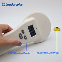Escáner de Identificación Animal, Lector de Microchip RFID de 134.2kHz, Mini Etiqueta para Animales, Lector RFID de Identificación Inalámbrica