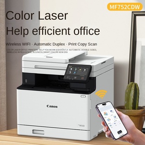 เครื่องพิมพ์<span class=keywords><strong>เลเซอร์</strong></span><span class=keywords><strong>สี</strong></span>ออลอินวันความเร็วสูง Canon MF752CDW พร้อมระบบสแกนสองหน้าอัตโนมัติ เหมาะสำหรับนักเรียน - Product Image 3