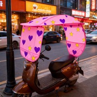 Parapluie de moto de qualité, résistant au vent et à la pluie, impression vinyle, logo personnalisable