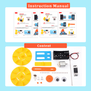Kit Educativo di Ingegneria Scientifica Robotica STEAM per Bambini, Auto Bilanciante a Due Ruote Fai-da-Te - Product Image 4