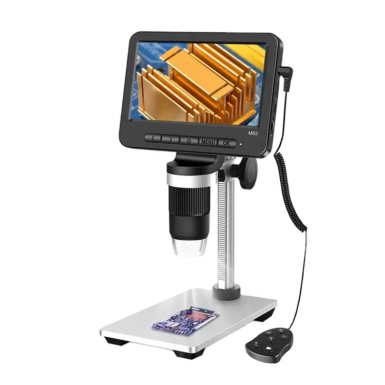 Lab Industry Industrial Video Microscope Camera for Phone PCB Soldering Repair USB Wireless Output HD Digital Microscope ISO9001