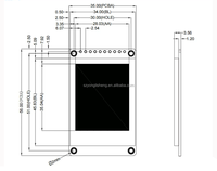 Lager 1,8 Zoll 128 X160 IPS SPI ST7735 Treiber Farbbild schirm TFT Display LCD-Modul