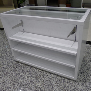 Alta calidad, respetuoso con el medio ambiente, duradero, acero templado, <span class=keywords><strong>roble</strong></span>, Credenza Premium, escaparates <span class=keywords><strong>de</strong></span> tiendas minoristas - Product Image 5