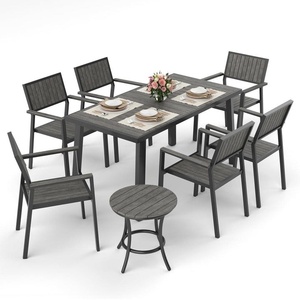 Modern Wooden Cocktail <b>Table</b> for Home <b>Bar</b> and Outdoor Use - Product Image 3