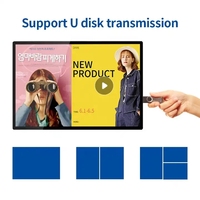 Pantalla de Señalización Digital de 43 Pulgadas para Montaje en Pared, Tablet Industrial Android 11 RK3568 con LCD Ultra Delgado para Negocios