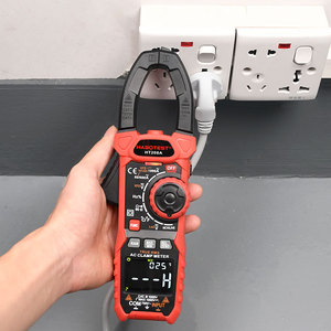 Multímetro de Pinça HT208A com Tela VA-LCD, 6000 Contagens, Verdadeira RMS, Corrente AC 1000A, Tensão DC 1000V, Frequência 10MHz, Temperatura - Product Image 4
