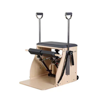 Chaise de Pilates multifonctionnelle SVD-W06 avec bâton en bois, chaise Wunda en érable durable