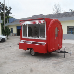 Carrito Móvil Remolcable para Cafetería, Camión de Comida para Té de Burbujas, Remolque Pequeño para Postres - Product Image 6