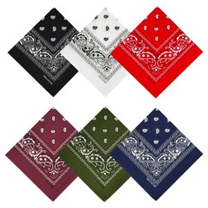 Bandanas Hip Hop en Coton 100% pour l'extérieur, Vente en Gros, 21x21 pouces, Impression Double Face, pour Hommes, Femmes, Garçons, Filles, Animaux de Compagnie, Cadeaux de Fête, Costumes - Product Image 1