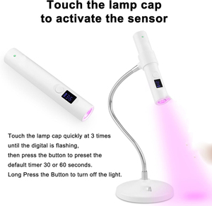 Nouvelle mode 2026 – Mini séchoir à lumière rouge 2-en-1 sans fil rechargeable, lampe UV/LED pour ongles en gel 9W - Product Image 2