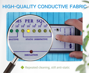 Leenol Cleanroom Stand <span class=keywords><strong>Collar</strong></span> Pakken Antistatische Kleding Veiligheidskleding ESD Smock - Product Image 6