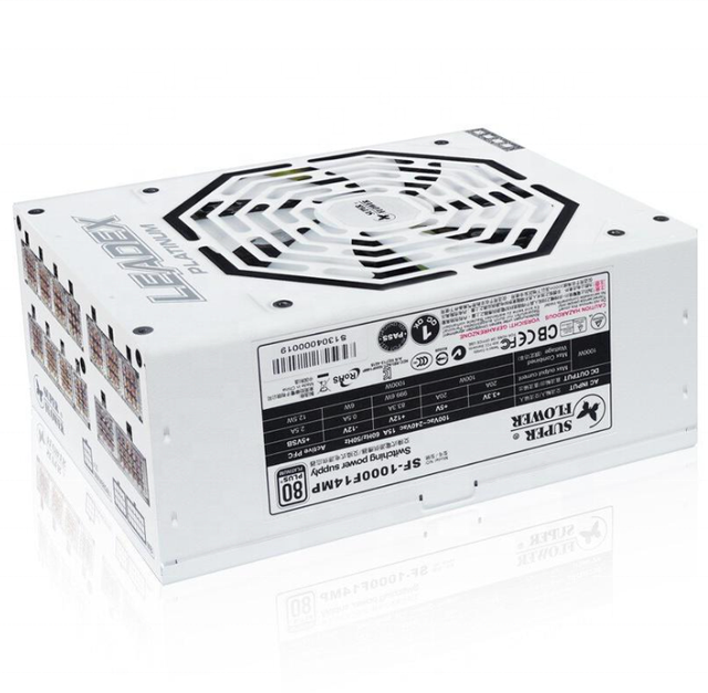 Zhenhua LEADEX P1000 PSU 80 Plus Platinum Fully Modular 1000W Power Supply for PC Gaming Desktop for Computer Usage