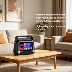 GENCE Sistema de Audio Inteligente Inalámbrico Android de Alta Fidelidad con Pantalla Táctil de 10.1 Pulgadas para Altavoces, Batería RGB, Cocina, Entretenimiento en el Hogar V300 10.1 - Product Image 3