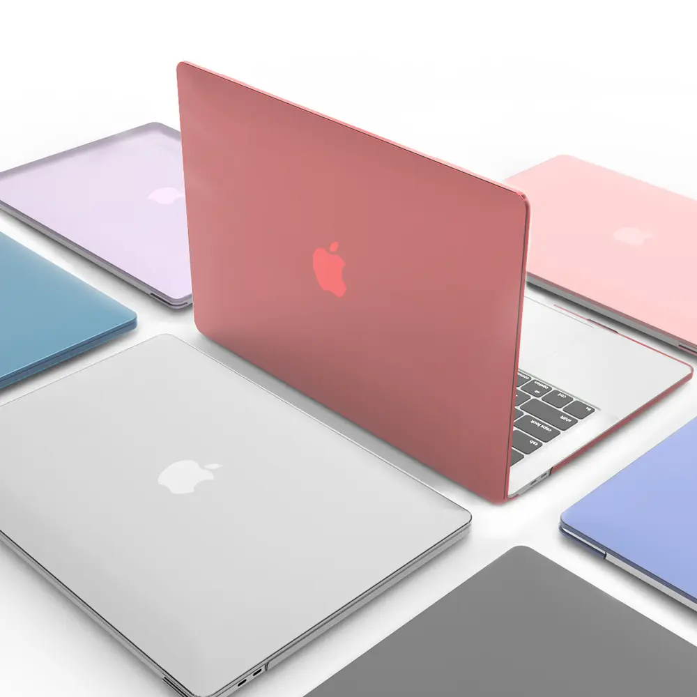 Casing Laptop keras ramping kristal jernih untuk Macbook Pro Air 11 12 13 15 16 aksesoris casing Retina