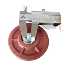 KM601323G01 70*8*6001 Synchronisation du rouleau de corde de porte d'ascenseur OD70mm W8mm Roulement 6001 remplacer les pièces d'ascenseur KM601117G01