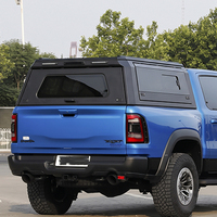 Couverture de benne de camionnette robuste et sécurisée en acier, type hardtop, imperméable, pour camionnettes de grande taille