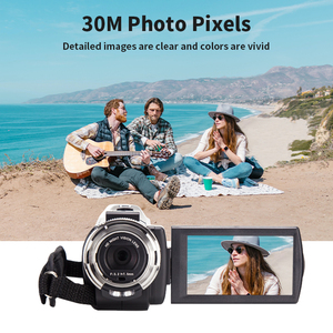 Digital Camcorder with IR Night Vision 1080P Full HD 30MP Photo 3 Inch Flip Screen for Selfie DIS Anti Shake Vlog <strong>Camera</strong> - Product Image 3