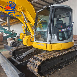 Excavatrice à moteur Cummins d'occasion de 7,8 tonnes, machine d'origine japonaise Komatsu Pc78us, excavatrice multifonctionnelle à chenilles à vendre - Product Image 3