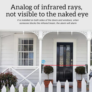 Rilevatore di Allarme a Raggio Infrarosso con Sensore Mobile; Ideale per la Sicurezza Domestica, Prevenzione Intrusioni - Product Image 4