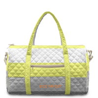 Sac de voyage matelassé Demigirl Rainbow, grand sac de week-end portable avec poches zippées, sac de sport pour le travail