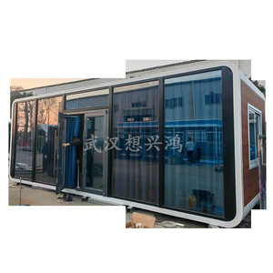 Véranda mobile avec toit en verre trempé double, plaque en acier coloré, design contemporain, installation facile, utilisation en extérieur - Product Image 1
