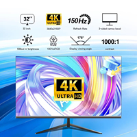 Nuevo Monitor para Juegos de 27/32 Pulgadas, 3840x2160, 120HZ/144HZ/150Hz/320HZ, 1ms, Panel IPS, 100% SRGB, Blanco, con Retroiluminación LED