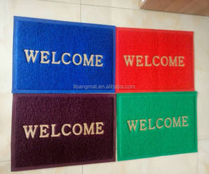 Tapis <span class=keywords><strong>de</strong></span> bienvenue imperméable-Paillasson en PVC non absorbant pour porte d'entrée, tapis <span class=keywords><strong>de</strong></span> sol intérieur/extérieur facile à <span class=keywords><strong>nettoyer</strong></span> - Product Image 3