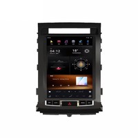 Pantalla Táctil Vertical Tesla de 12.1 Pulgadas para Land Cruiser (GXR) 2008-2015, Radio de Auto, Estéreo, Multimedia, Reproductor de DVD Android para Auto