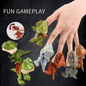 <span class=keywords><strong>Juguete</strong></span> <span class=keywords><strong>de</strong></span> Dinosaurio Mordedor <span class=keywords><strong>de</strong></span> Dedos para Niños, Modelo <span class=keywords><strong>de</strong></span> Dinosaurio Pequeño T-<span class=keywords><strong>Rex</strong></span> Simulado con Múltiples Articulaciones Móviles, Venta Caliente Transfronteriza para Venta al por Mayor - Product Image 2