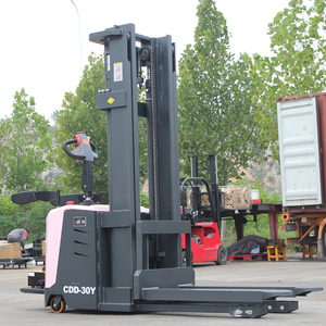 מלגזה חשמלית ורודה להרמת משטחים 1000 ק\"ג 1500 ק\"ג 2000 ק\"ג מלגזה חשמלית מלאה בעמידה - Product Image 5