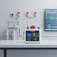 Nouvel analyseur de gaz sans fil Lora pour stations-service, détection efficace de GPL, GNL, CO2, H2S, CH4, avec contrôleur