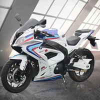 Motocicleta Baodiao Double RR Ninja de Segunda Mano, Modelo Dragon Horizon R3, V6 Bicilíndrico, Fabricada en China, Puede Registrarse