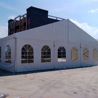 Tentes de réception extérieures robustes pour événements, fêtes et mariages, avec toile et tissu PVC imperméables, pour 50 à 1000 personnes, taille personnalisable