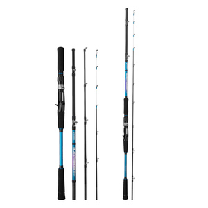 Canne à pêche portable ECOODA Original Factory Black Thunder II Series EBTB II pour la pêche à la carpe, la pêche au bar et la pêche aux leurres - Product Image 1