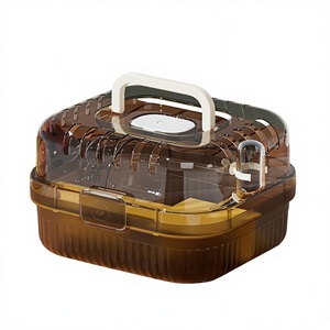 Cage à <span class=keywords><strong>hamster</strong></span> d'intérieur portable en PP, ventilation, sac à miel, pour shrews, seiche, ours doré, fournitures pour petits animaux, cage en gros - Product Image 1