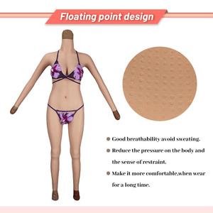 Pasokan Langsung dari Pabrik Bagian Dada Pantat Palsu Transgender <span class=keywords><strong>Vagina</strong></span> Buatan Setelan Tubuh Bodysuit Silikon Penuh Produk Kostum - Product Image 2